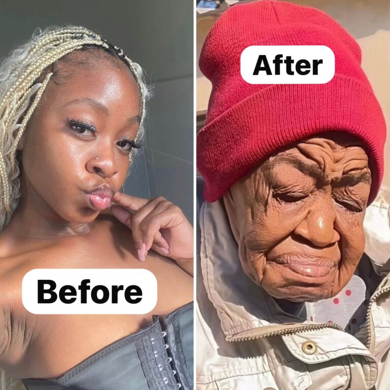 Lady changes to a old woman after sleeping with a married woman